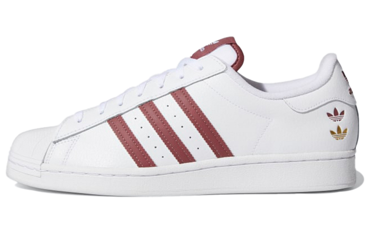 Adidas Originals Superstar White Quiet Crimson