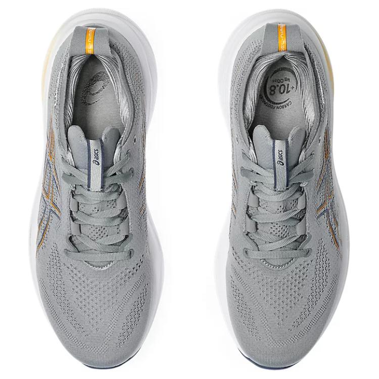 Asics GEL NIMBUS 26 Slip Resistant, Abrasion Resistant, Breathable, Cushioning Low Top Casual Running Shoes Men's Gray
