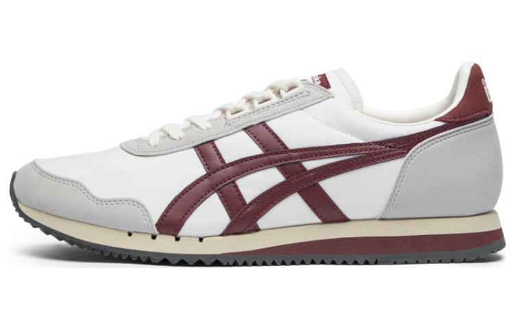 Onitsuka Tiger Dualio Marathon Running Shoes 'White Grey Burgundy'