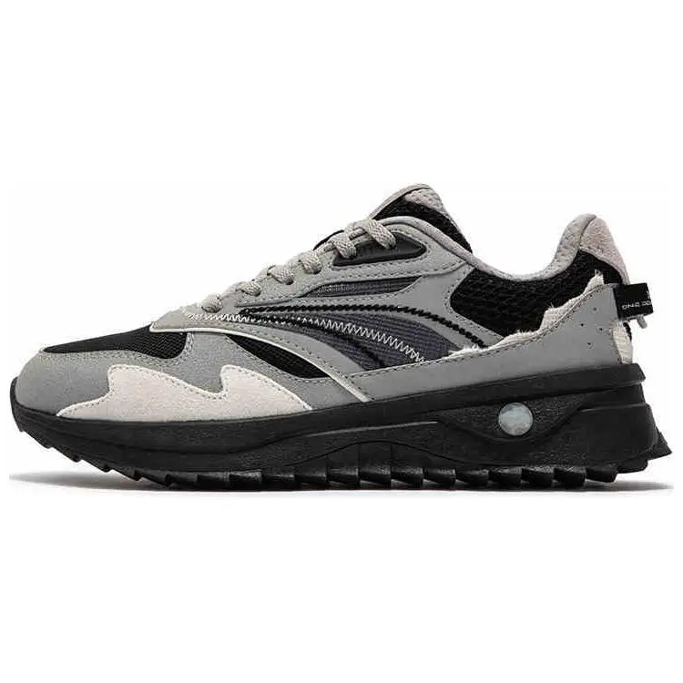 361° Answer Anti-Slip Wear-Resistant Low-Top Casual Shoes Women's Gray Black