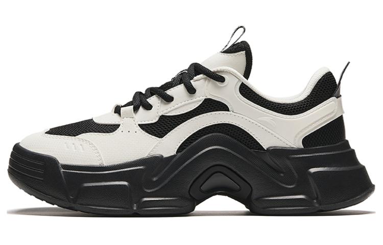 Anta Low-Top Casual Shoes Women's Black White