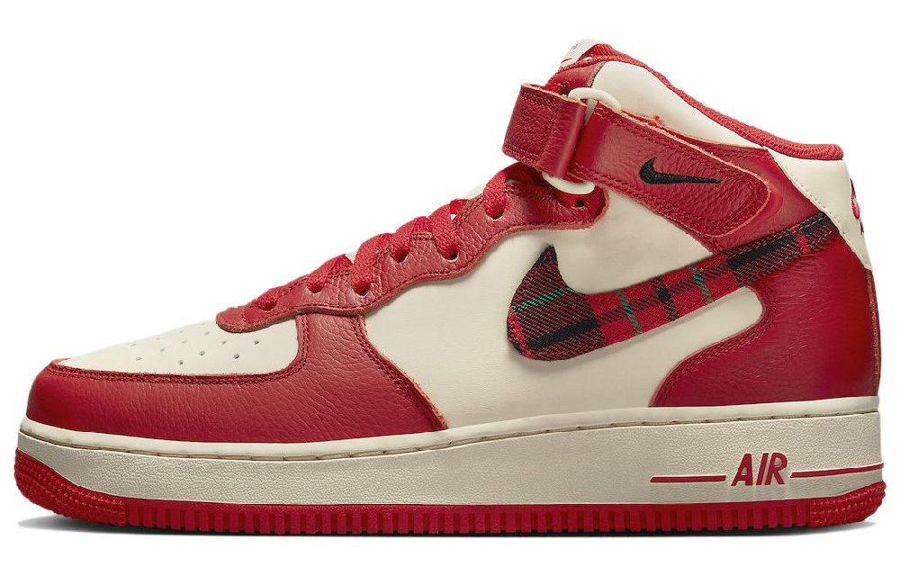 Nike Air Force 1 Mid '07 Lx 'Red Plaid'