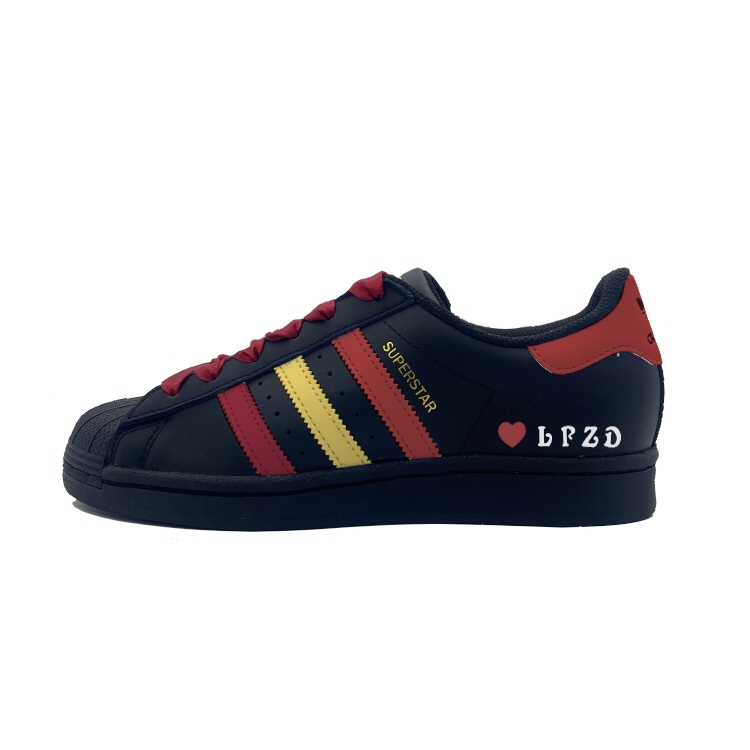 Adidas Originals SUPERSTAR Slip-Resistant Low-Top Skateboard Shoes Unisex Black
