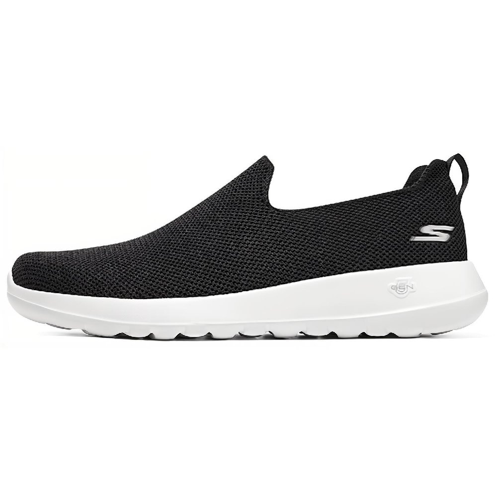 Skechers GO WALK Ma Cushioning Wear-Resistant Low-Top Casual Shoes Men's Black White
