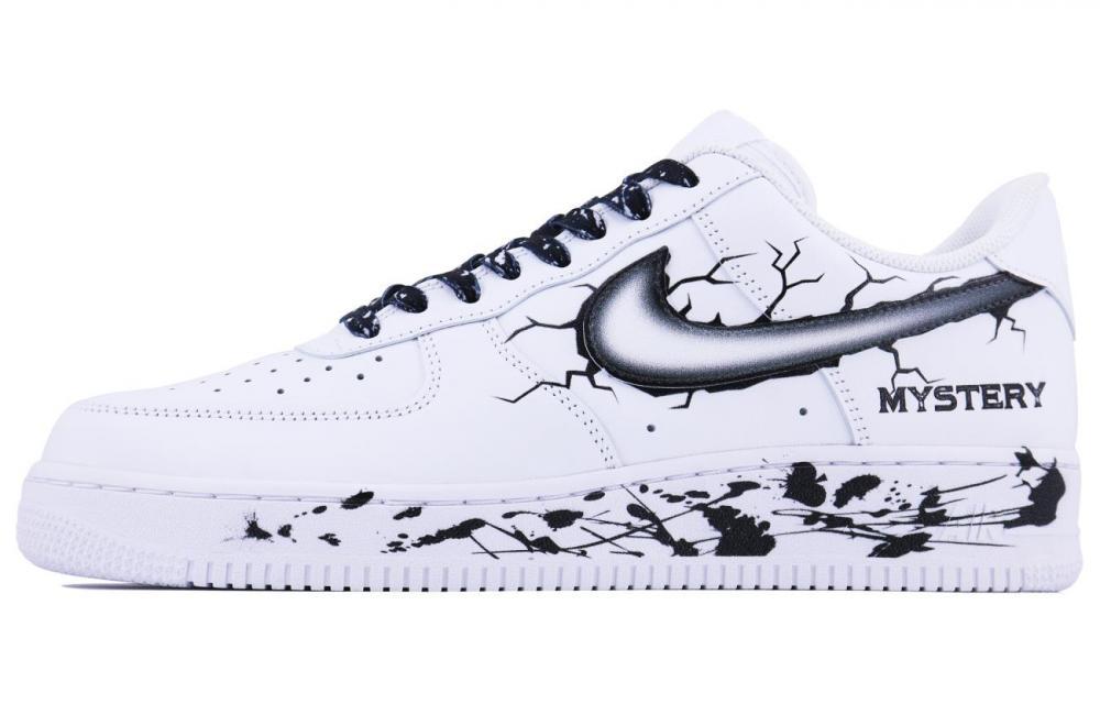 Nike Air Force 1 Secret Realm SDS Anti-Slip Wear-Resistant Low-Top Skateboard Shoes Unisex White