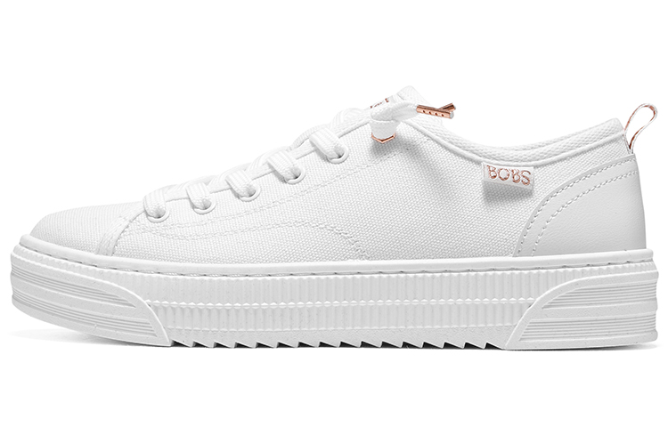 Skechers Bobs Copa Low Top Skateboard Shoes Women's White