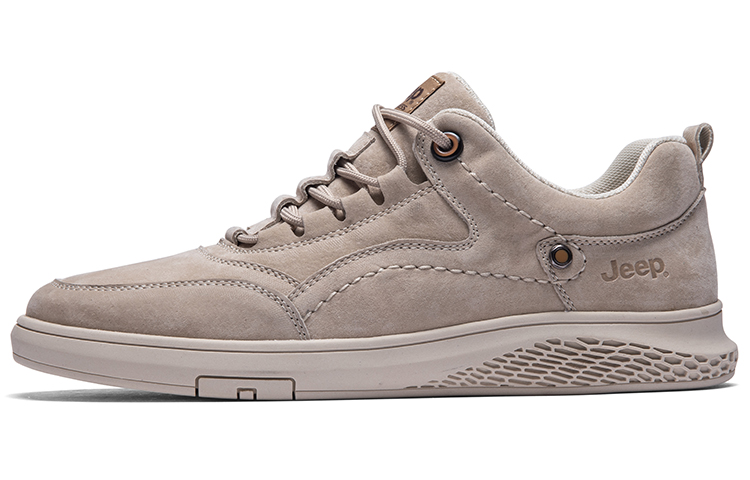 Jeep Cushioning Coverage Wear Resistant Lightweight Breathable Low Top Skateboard Shoes Men's Sand