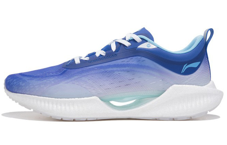 LiNing Super Light 19 Lightweight Anti-Slip And Wear-Resistant Low-Top Running Shoes Men's Cobalt Purple Blue