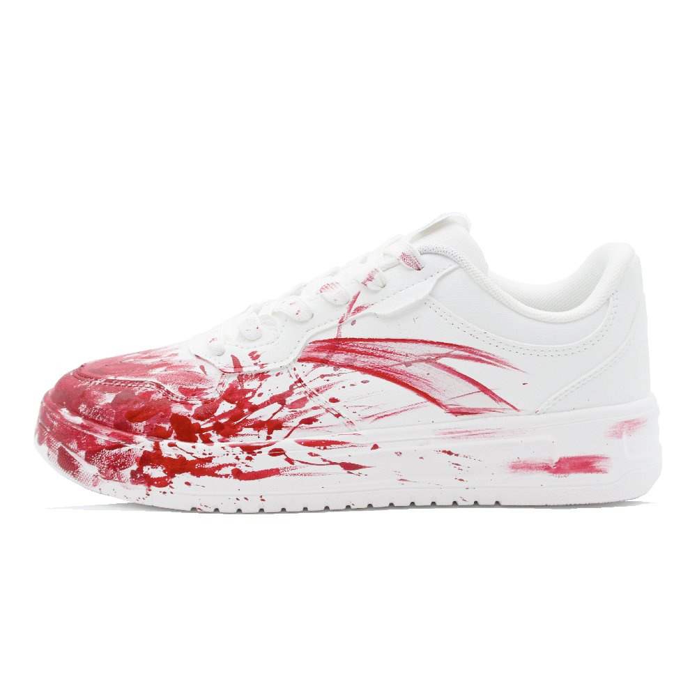 Anta Relaxed Abrasion Resistant, Lightweight, And Breathable Low Top Casual Skateboard Shoes Women's White