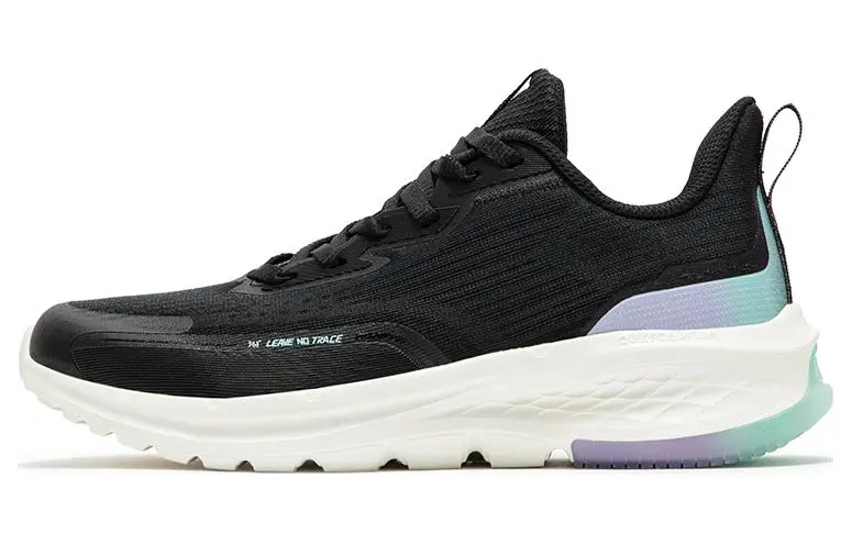 361° Breathable Low Top Running Shoes Women's Black Purple