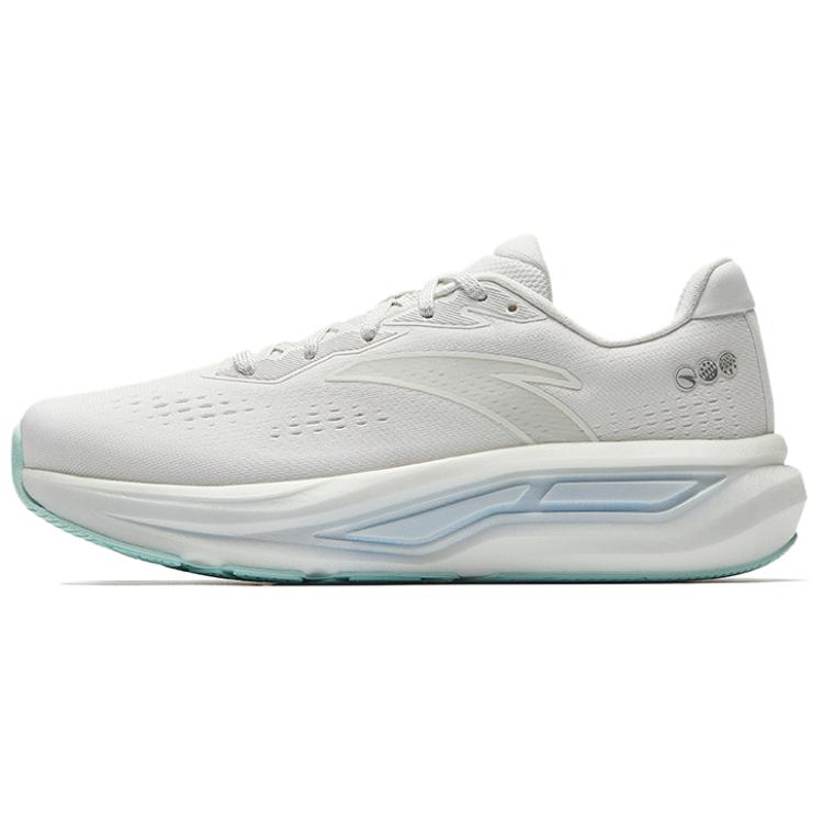Anta Shock Absorbers Rebound Low Top Casual Running Shoes Women's White Blue