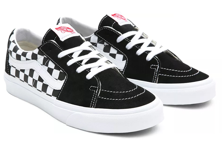Sk8 Vans Low 'Checkerboard Black'