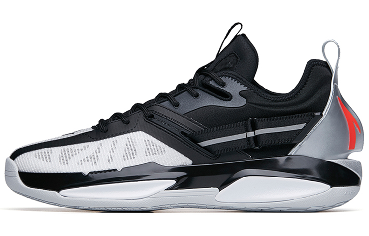 ANTA GH3 Basketball Shoes Men Low-Top Black/White