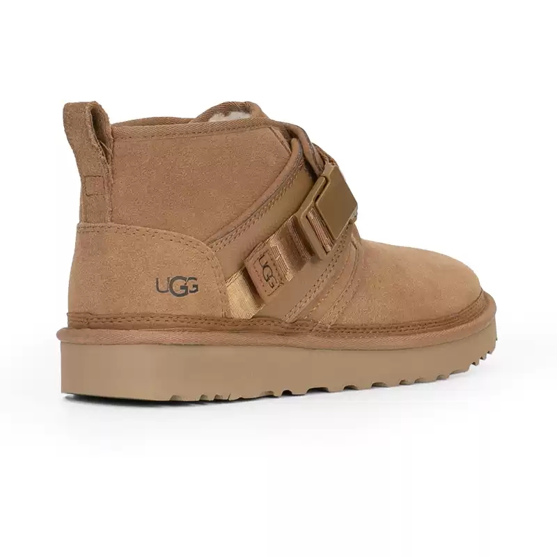 UGG Warm And Wear-Resistant Short Snow Boots Men's Chestnut