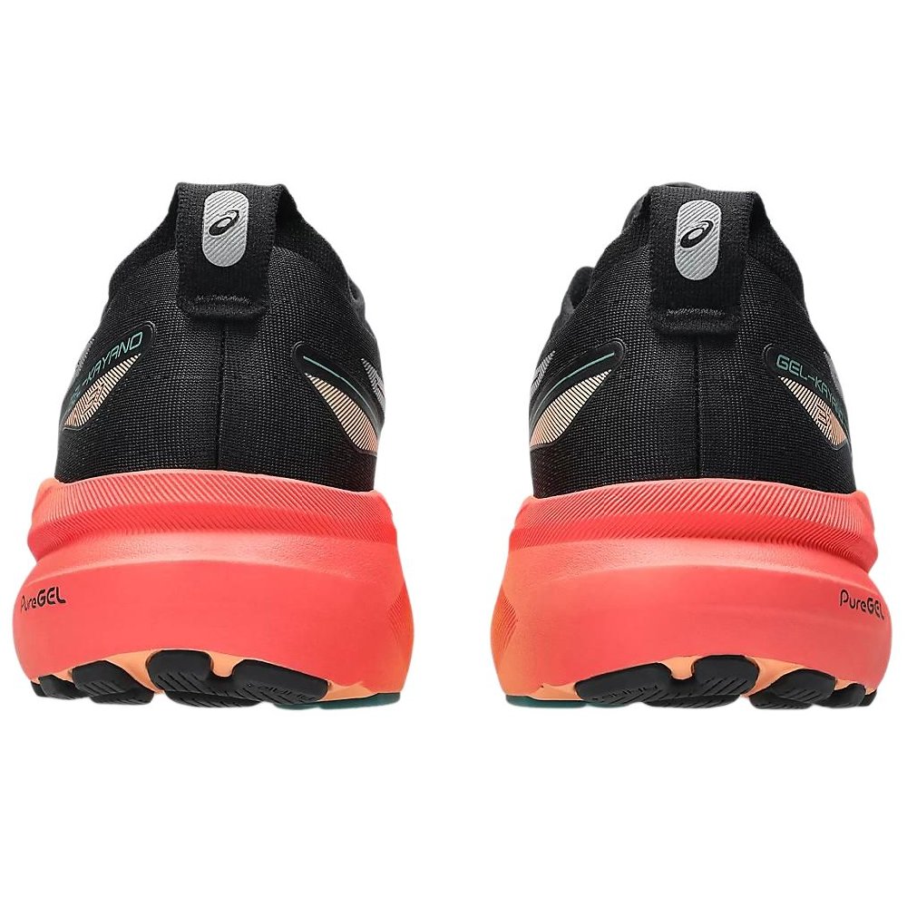 Asics Gel Kayano 31 Low Top Running Shoes Men's Black Orange