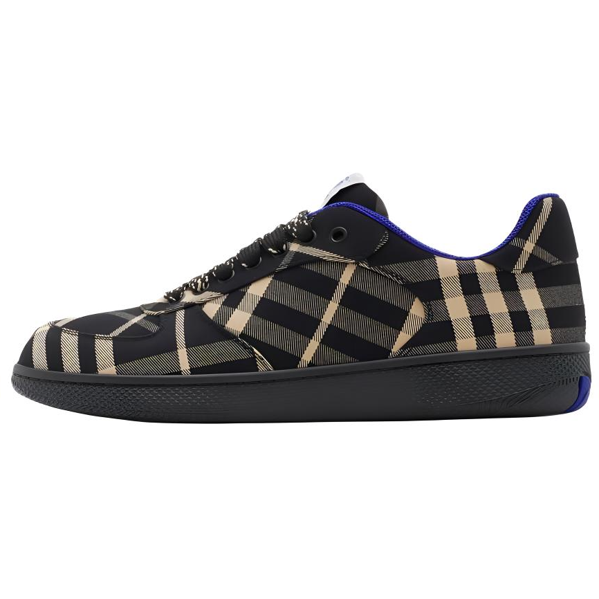 Burberry Low Top Skateboard Shoes Women's Black