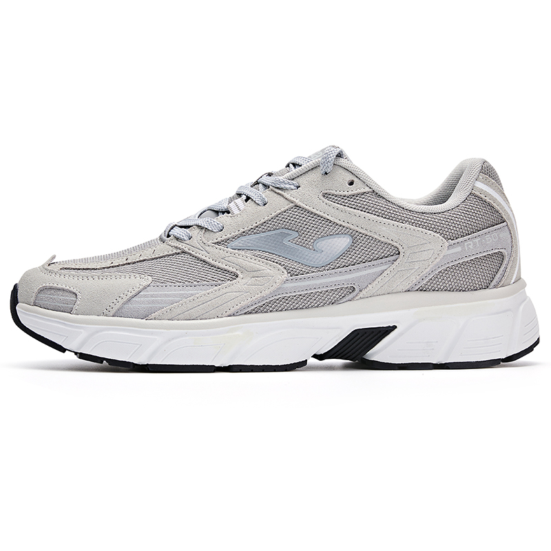 Joma Anti-Slip And Wear-Resistant Breathable Low-Top Casual Shoes Men's Light Gray White