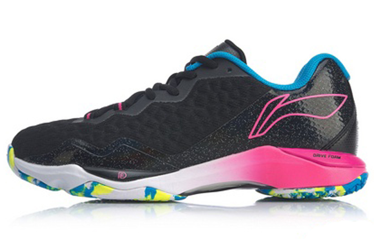 LiNing Raid Cushioning Support Low-Top Badminton Shoes Women's Standard Black