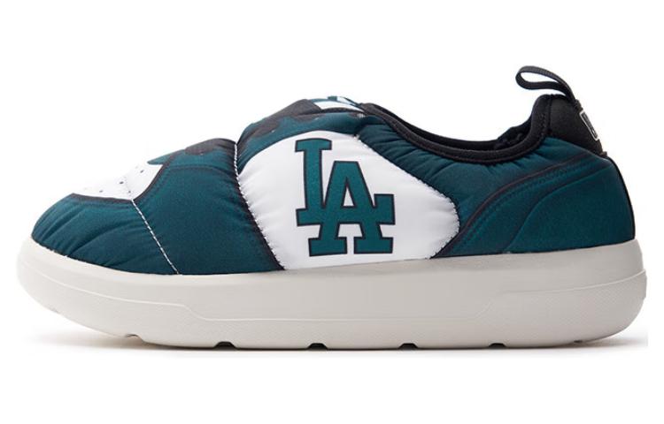 MLB Chunky Classic A FLEECE Slip Resistant Waterproof Thermal Low Top Casual Shoes Women's Dark Green