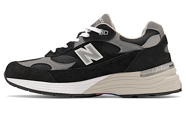 New Balance 992 Black Grey Suede