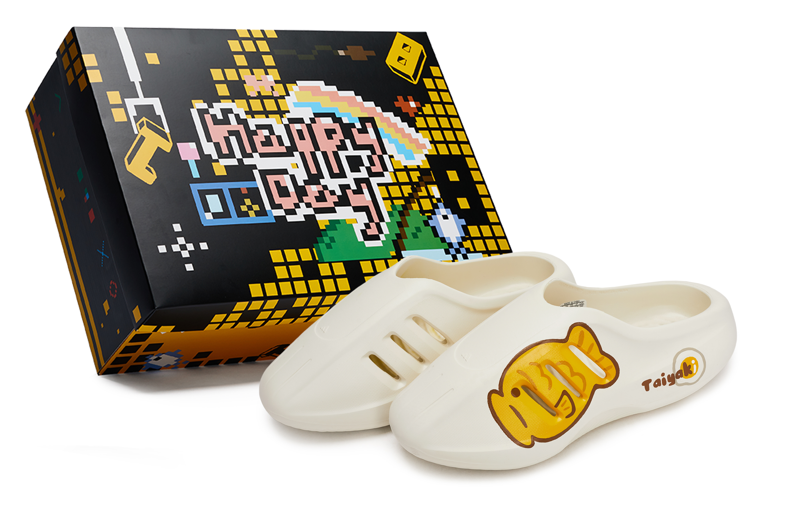 Adidas Originals AdiFOM IIInfinity Mules Quiet Abrasion Resistant Closed Toe Slippers Unisex White Yellow Brown купить в интернет-магазине Yoocart с быстрой доставкой по России.