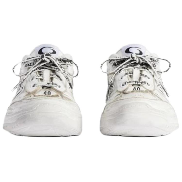 Balenciaga 25 Qixi Festival Collection Hamptons Worn Out Low top Casual Shoes Women's White купить в интернет-магазине Yoocart с быстрой доставкой по России.
