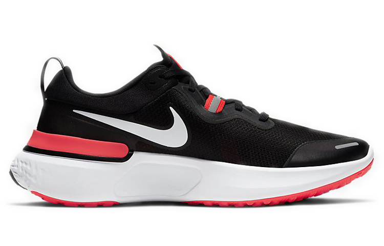 Nike React Miler Black Laser Crimson