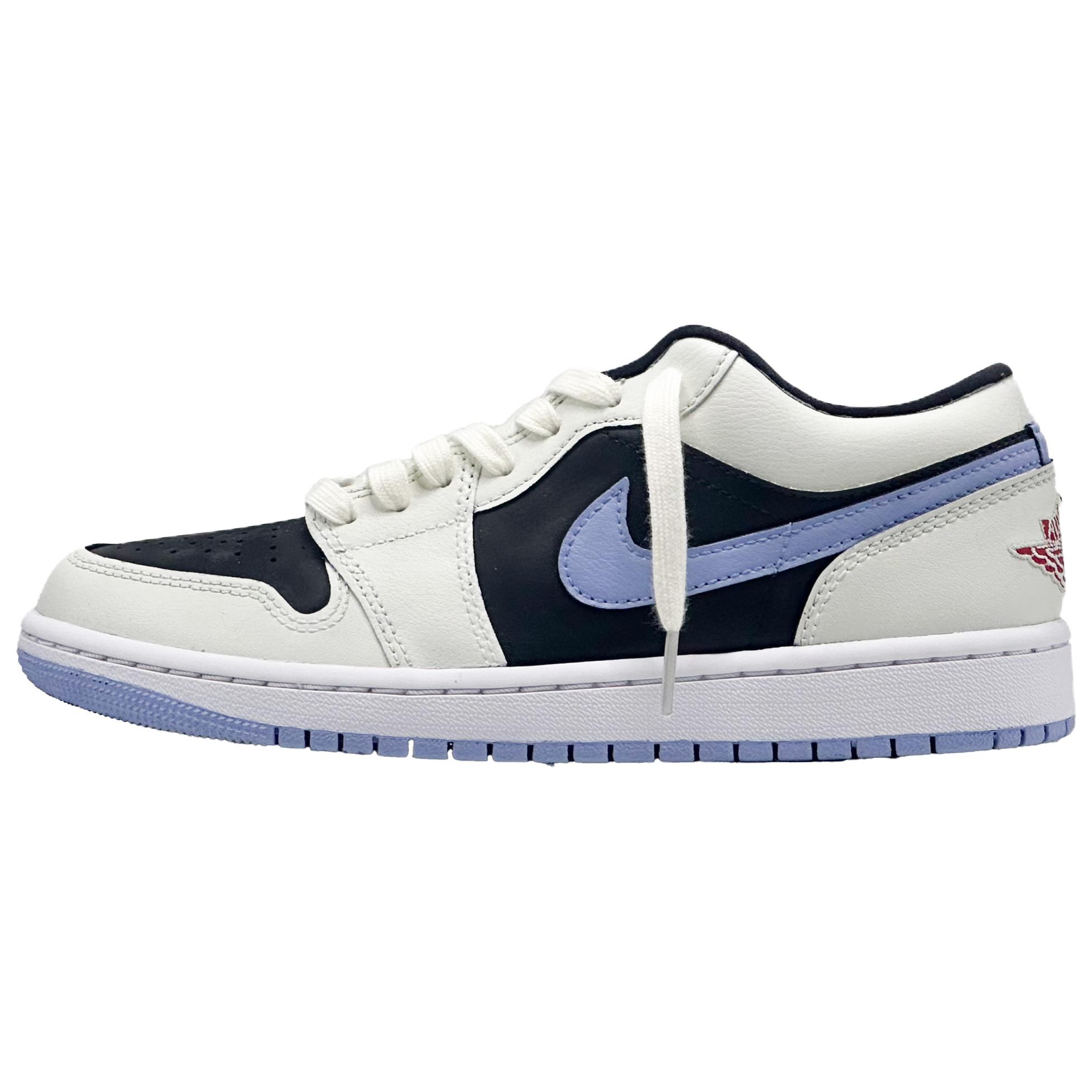 Jordan Air Jordan 1 Mini Travis Scott X AJ1 7.0 Abrasion Resistant Low top Vintage Basketball Shoes Unisex Ivory