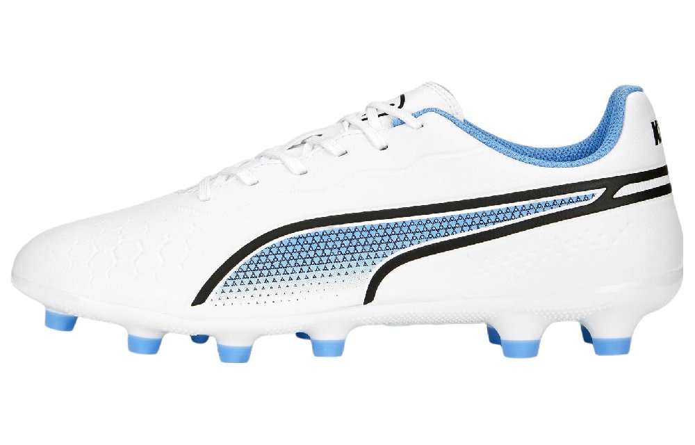 PUMA King AG Artificial Ground Soccer Shoes Women's White Blue