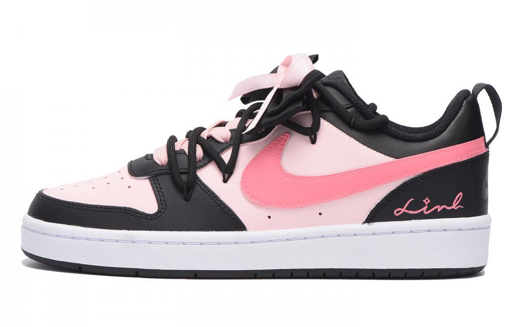 Nike Court Borough Low Chestnut Slip-Resistant Coverage Low-Top Skateboard Shoes GS Black Pink купить в интернет-магазине Yoocart с быстрой доставкой по России.