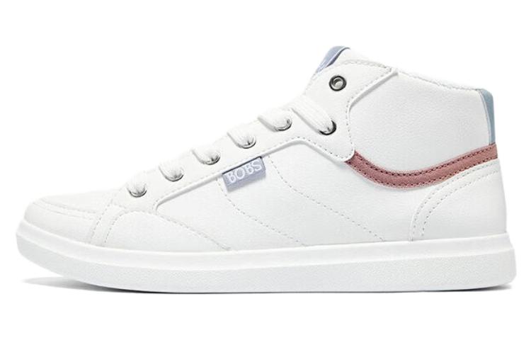 Skechers BOBS D'VINE Mid Top Skateboard Shoes Women's White