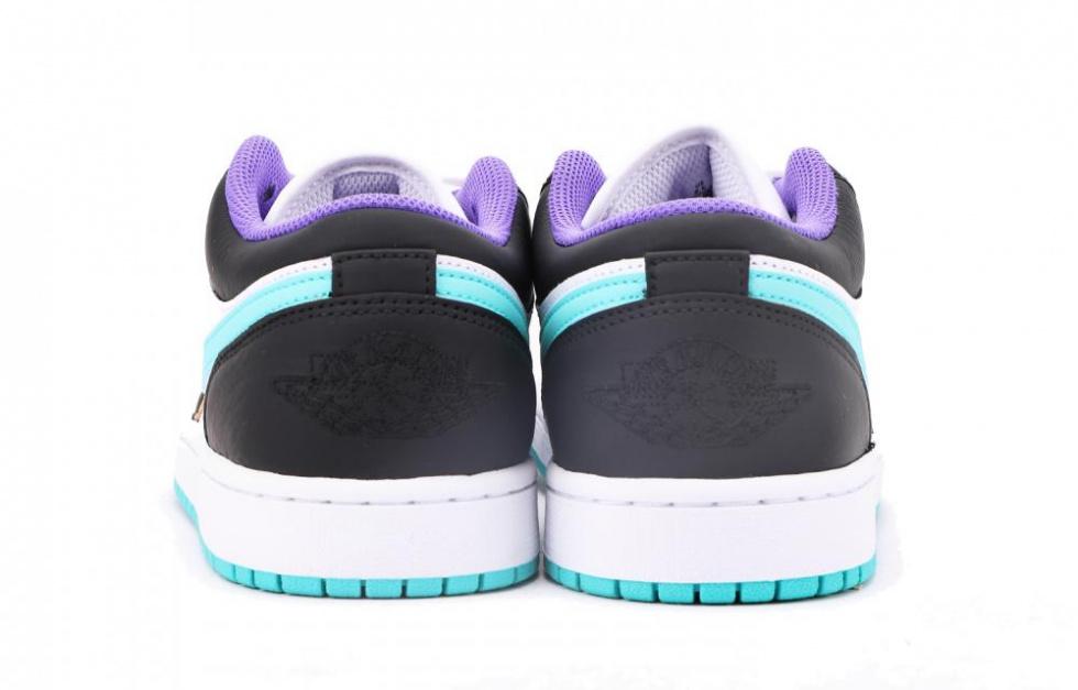 Jordan Air Jordan 1 Slip-Resistant Coverage Low-Top Vintage Basketball Shoes Men's Blue Black купить в интернет-магазине Yoocart с быстрой доставкой по России.