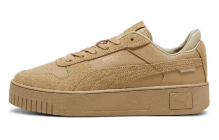 PUMA Anti-Slip Wear-Resistant Low-Top Skateboard Shoes Women's Brown