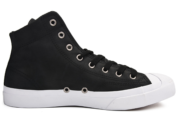 Converse Jack Purcell Hi Leather 'Black White' купить в интернет-магазине Yoocart с быстрой доставкой по России.