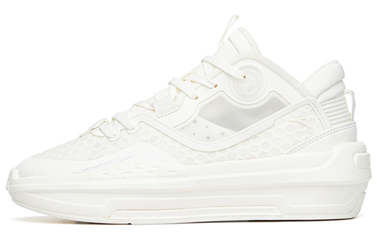 Anta C37 2.0 Breathable And Lightweight Mid Top Skateboard Shoes Women's Ivory White