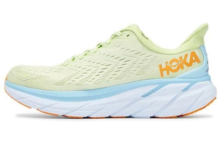 HOKA ONE ONE Clifton 8 Butterfly Yellow Summer Song