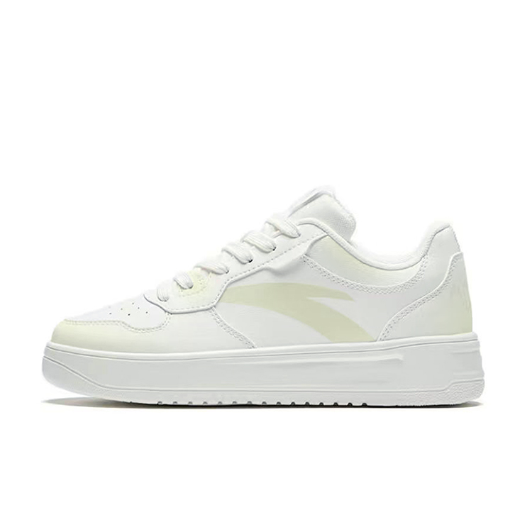Anta Relaxed Anti Slip Wear Resistant Low Top Skateboard Shoes Unisex Yellow