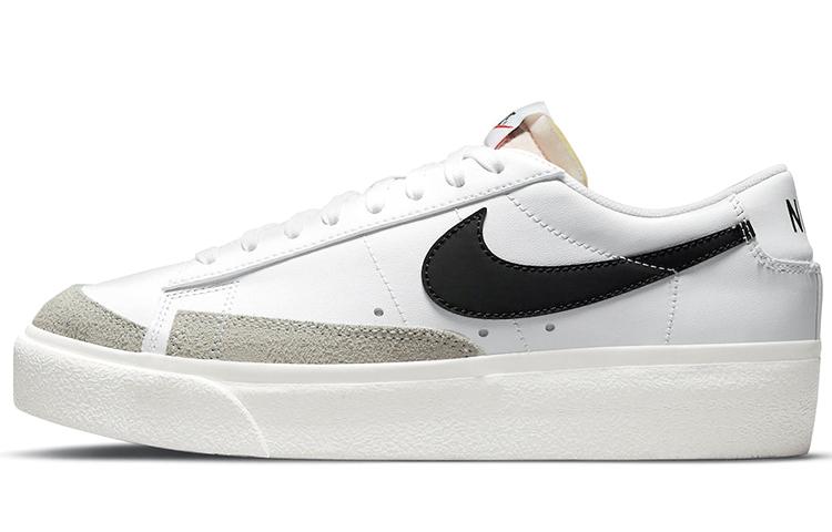 Nike Blazer Low Platform White Black Women's