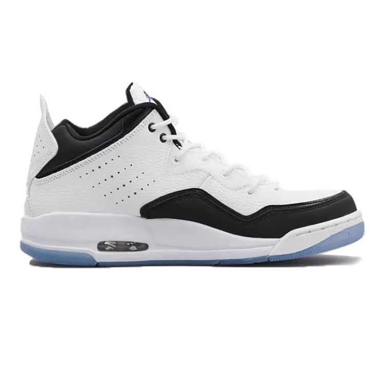 Jordan Courtside 23 Cushioned Slip-Resistant Water-Resistant Mid-Top Vintage Basketball Shoes Men's Black White купить в интернет-магазине Yoocart с быстрой доставкой по России.