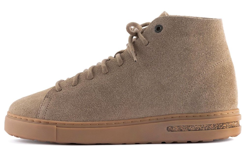 Birkenstock High-Top Skateboard Shoes Unisex Taupe Narrow Fit