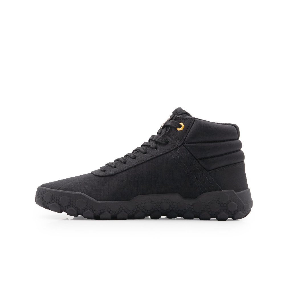 CAT Hex + Mid Canvas CODE Lightweight High Top Outdoor Shoes Unisex Black