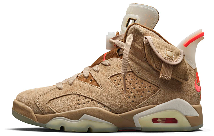 JORDAN 6 Retro Travis Scott British Khaki