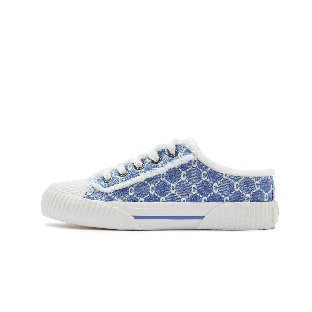 Champion Campus Low-Top Skateboard Shoes Women's Blue