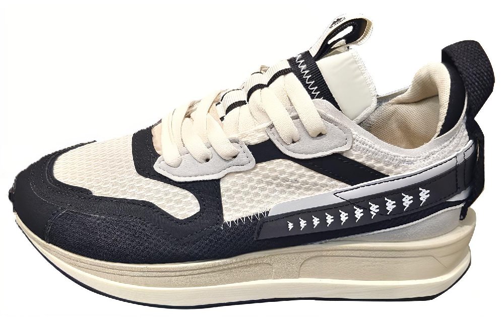 Kappa Anti-Slip Wear-Resistant Low-Top Chunky Sneakers Unisex Navy Blue