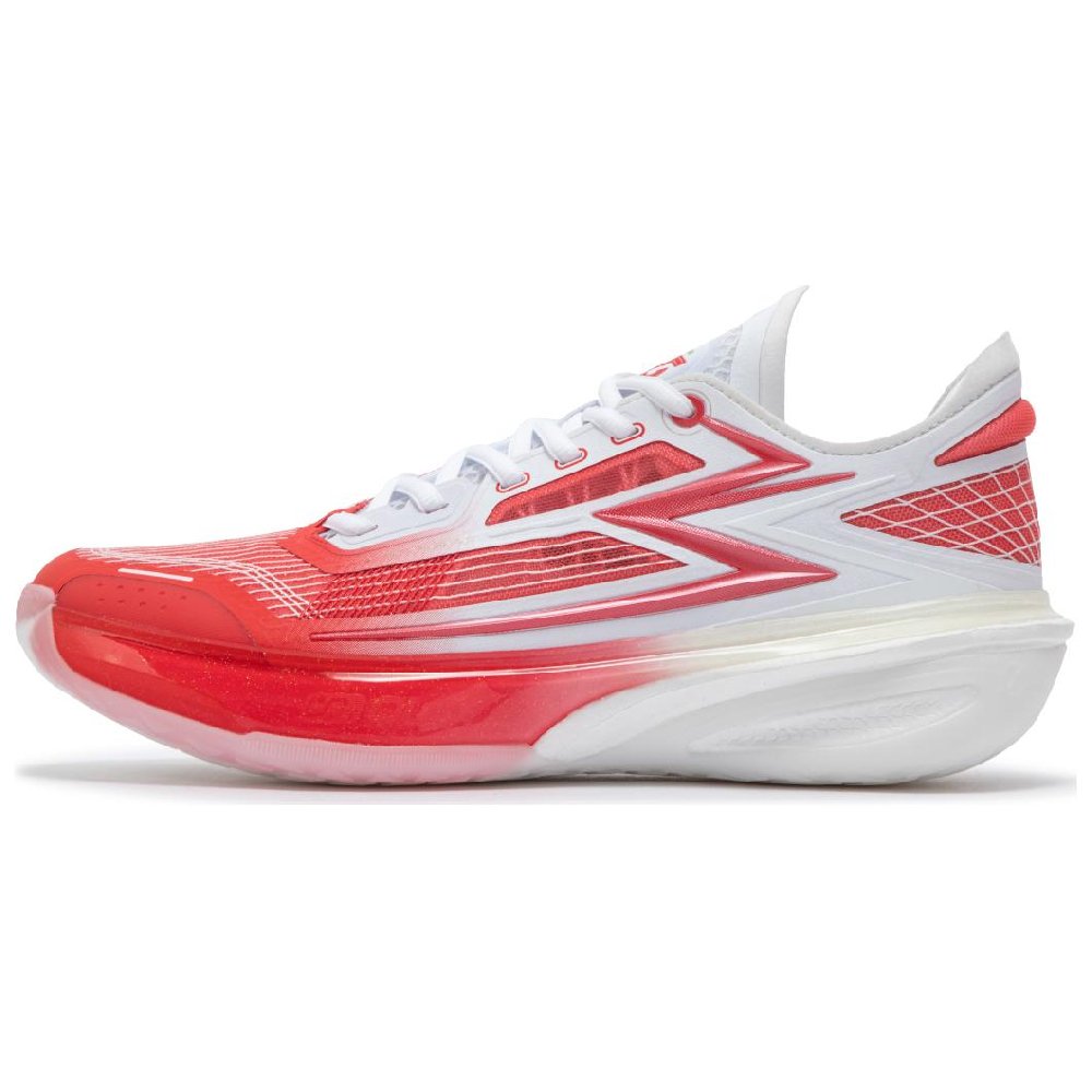 361° QUIKFLAME Basketball Shoes Men's Low Top Red White