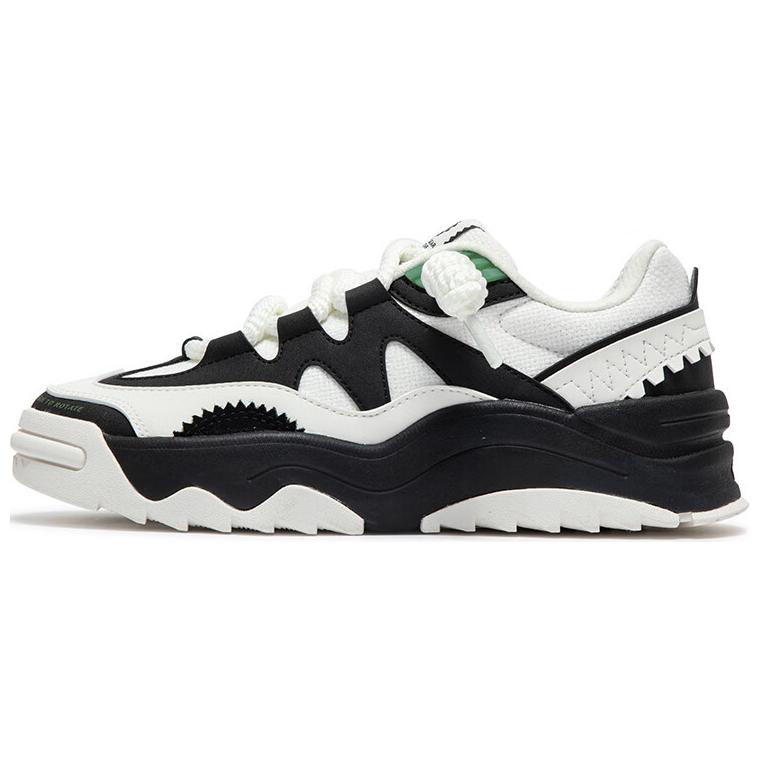 361° Durable Breathable Low-Top Skateboard Shoes Women's White Black