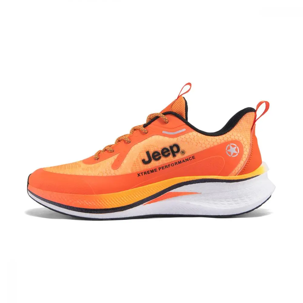 Jeep Low Top Running Shoes Men's Orange