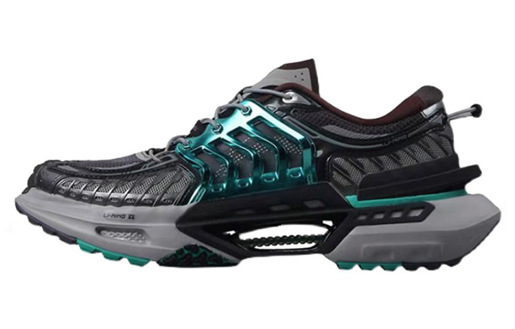 LiNing Casual Shoes Women's Low Top Metallic Green