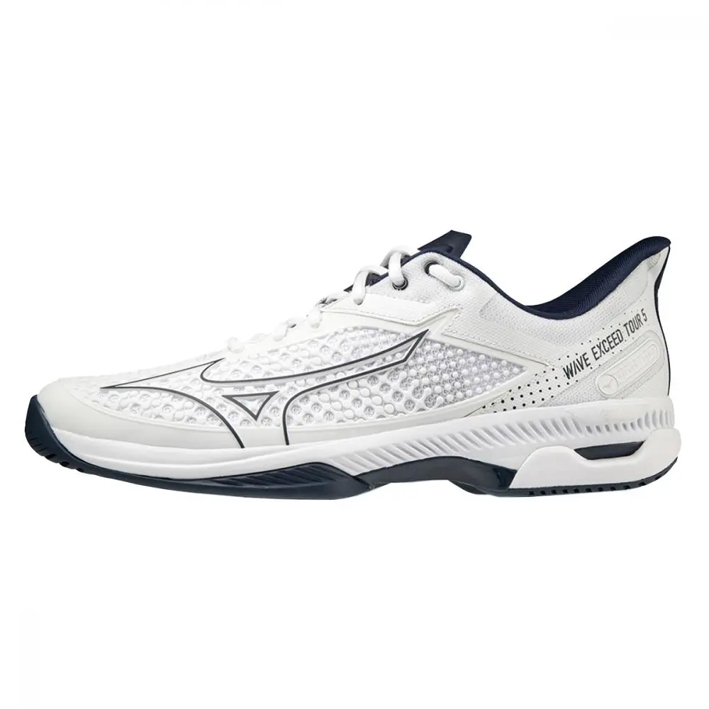 Mizuno Wave Exceed Tour 5 Cushioning, Wear Resistant Low Top Tennis Shoes Men's