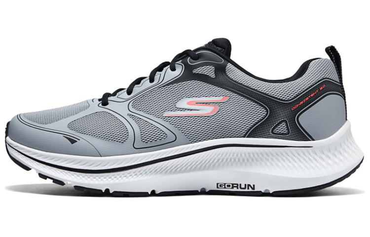 Skechers Cushioning Rebound Low-Top Casual Running Shoes Men's Gray
